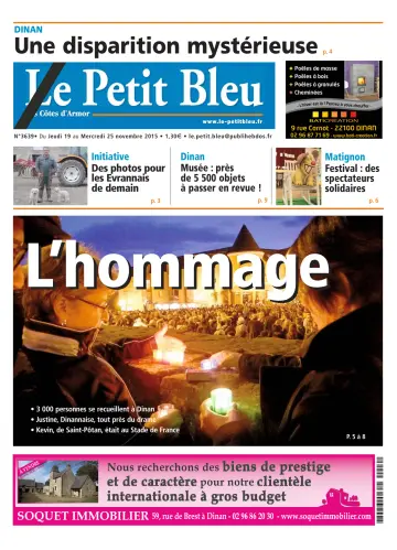 Le Petit Bleu - 19 Nov 2015