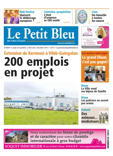 Le Petit Bleu - 26 Nov 2015