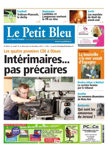 Le Petit Bleu - 10 Dec 2015