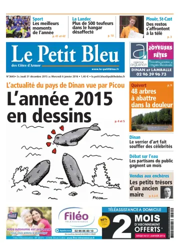 Le Petit Bleu - 31 Dec 2015