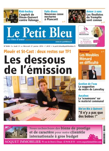 Le Petit Bleu - 21 Jan 2016