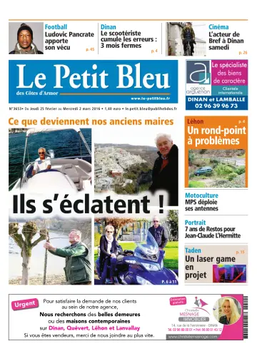 Le Petit Bleu - 25 Feb 2016