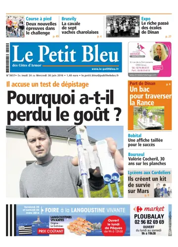 Le Petit Bleu - 24 Mar 2016