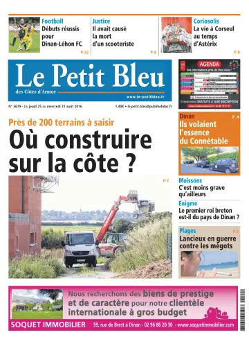 Le Petit Bleu - 25 Aug 2016
