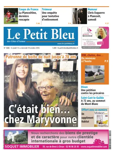 Le Petit Bleu - 13 Oct 2016