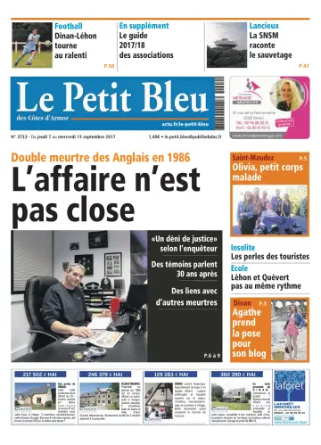 Le Petit Bleu - 7 Sep 2017