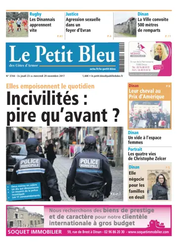 Le Petit Bleu - 23 Nov 2017