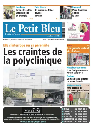 Le Petit Bleu - 18 enero 2018