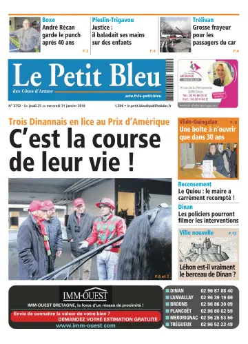 Le Petit Bleu - 25 1月 2018