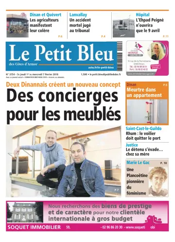 Le Petit Bleu - 01 二月 2018