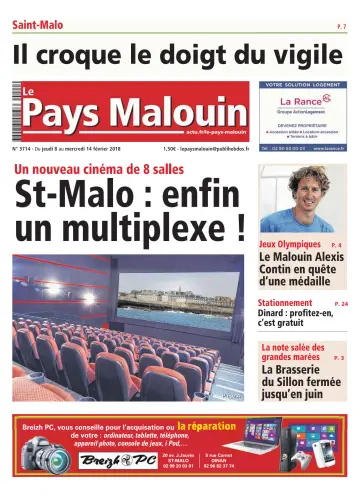 Le Pays Malouin - 08 Feb. 2018