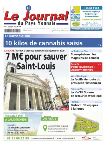 Le Journal du Pays Yonnais - 2 Nov 2017