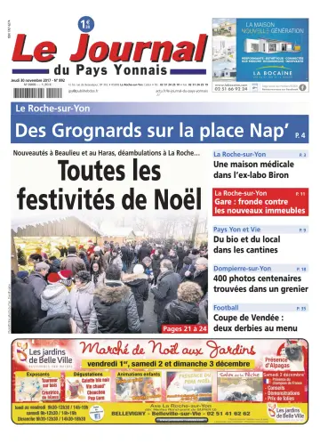 Le Journal du Pays Yonnais - 30 Nov 2017
