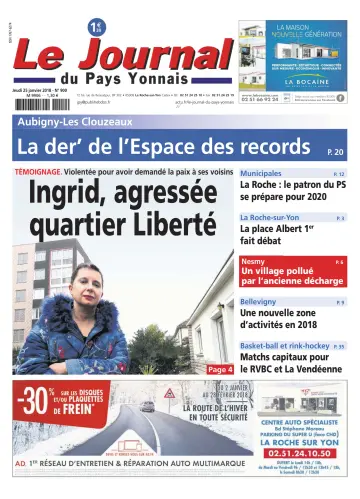 Le Journal du Pays Yonnais - 25 Jan. 2018
