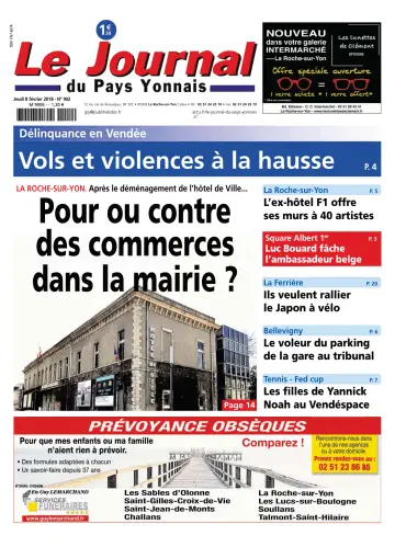 Le Journal du Pays Yonnais - 8 Chwef 2018