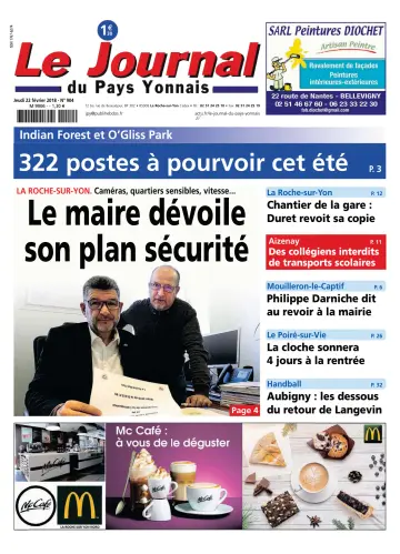 Le Journal du Pays Yonnais - 22 二月 2018