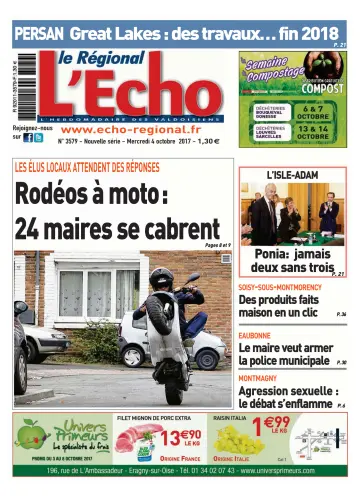 L'Écho le Régional - 4 Oct 2017