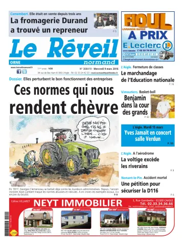 Le Réveil Normand (Orne) - 9 Mar 2016