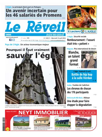 Le Réveil Normand (Orne) - 13 Apr 2016
