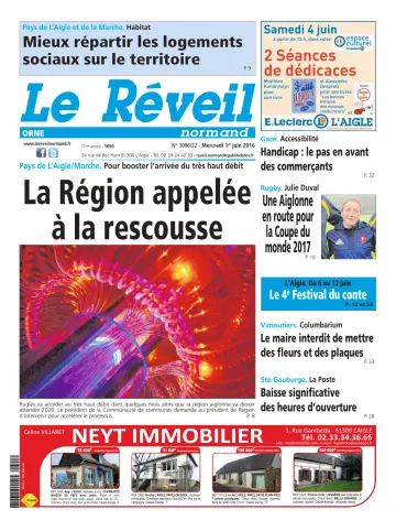 Le Réveil Normand (Orne) - 1 Jun 2016