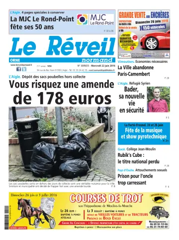 Le Réveil Normand (Orne) - 22 Jun 2016