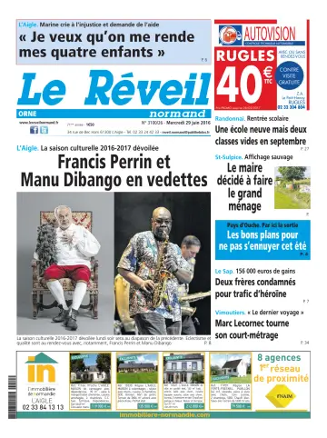 Le Réveil Normand (Orne) - 29 Jun 2016