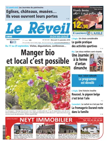 Le Réveil Normand (Orne) - 14 Sep 2016
