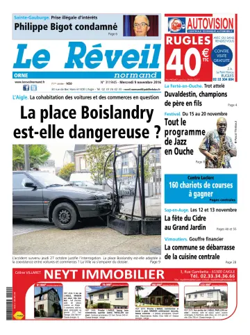 Le Réveil Normand (Orne) - 9 Nov 2016