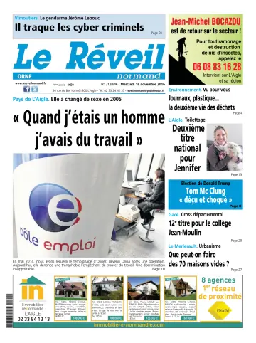 Le Réveil Normand (Orne) - 16 Nov 2016