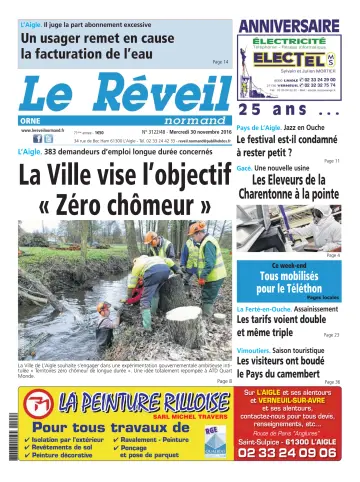 Le Réveil Normand (Orne) - 30 Nov 2016