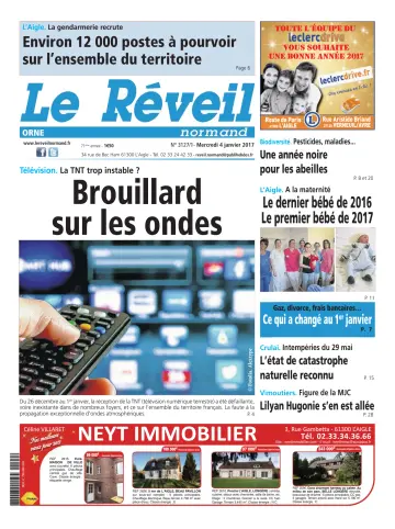 Le Réveil Normand (Orne) - 4 Jan 2017