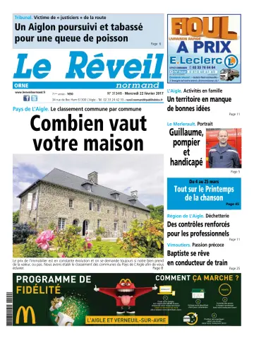 Le Réveil Normand (Orne) - 22 Feb 2017
