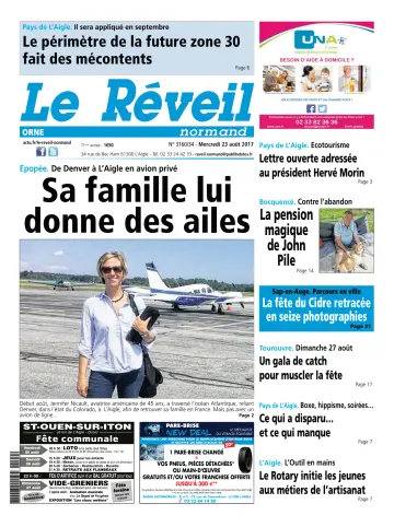 Le Réveil Normand (Orne) - 23 Aug 2017