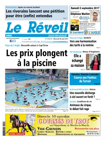 Le Réveil Normand (Orne) - 30 Aug 2017