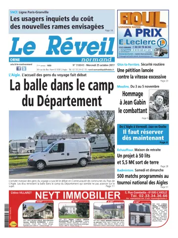 Le Réveil Normand (Orne) - 25 Oct 2017