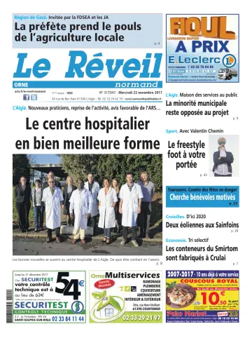 Le Réveil Normand (Orne) - 22 Nov 2017