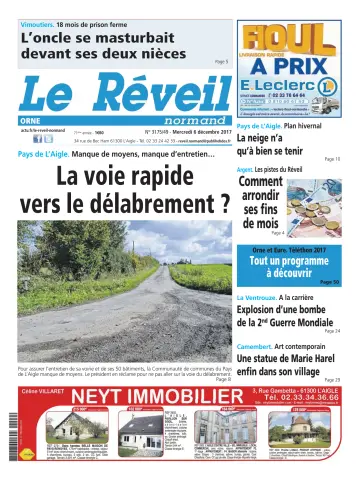 Le Réveil Normand (Orne) - 6 Dec 2017