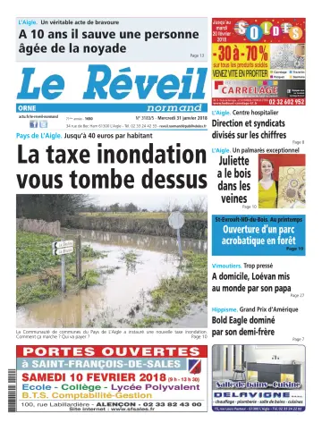 Le Réveil Normand (Orne) - 31 Jan 2018