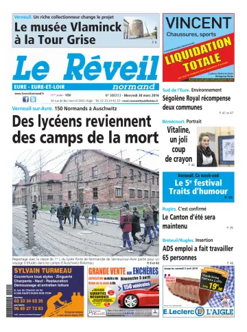 Le Réveil Normand (Eure / Eure-et-Loir) - 30 Mar 2016