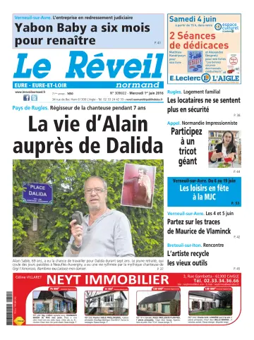 Le Réveil Normand (Eure / Eure-et-Loir) - 1 Jun 2016