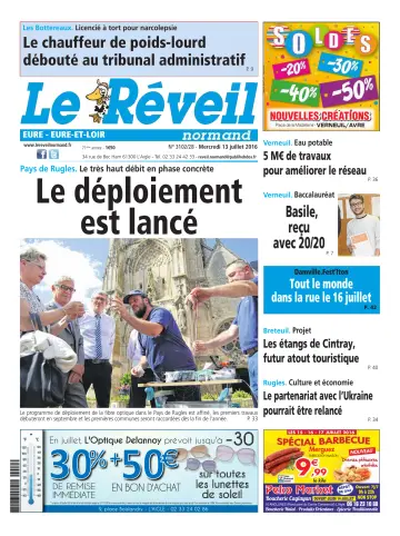 Le Réveil Normand (Eure / Eure-et-Loir) - 13 Jul 2016