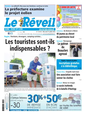 Le Réveil Normand (Eure / Eure-et-Loir) - 27 Jul 2016