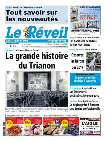 Le Réveil Normand (Eure / Eure-et-Loir) - 17 Aug 2016