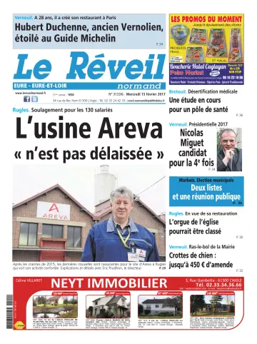 Le Réveil Normand (Eure / Eure-et-Loir) - 15 Şub 2017