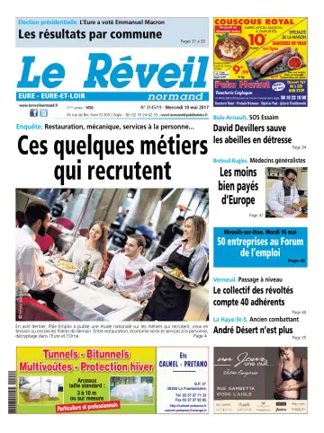Le Réveil Normand (Eure / Eure-et-Loir) - 10 May 2017