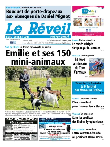 Le Réveil Normand (Eure / Eure-et-Loir) - 23 Ağu 2017