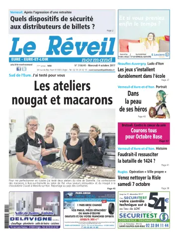 Le Réveil Normand (Eure / Eure-et-Loir) - 4 Oct 2017