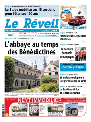 Le Réveil Normand (Eure / Eure-et-Loir) - 14 Şub 2018