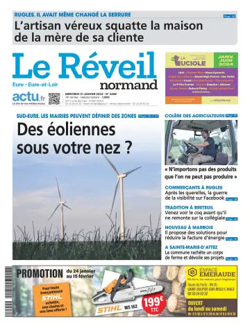 Le Réveil Normand (Eure / Eure-et-Loir) - 31 1月 2024