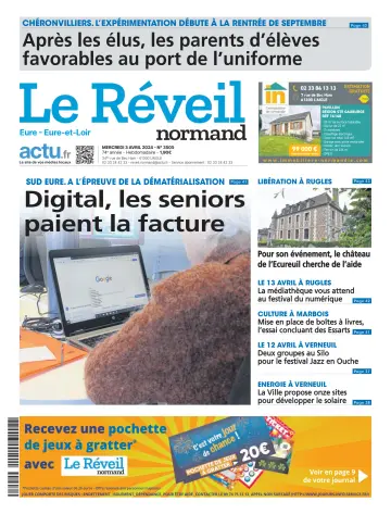Le Réveil Normand (Eure / Eure-et-Loir) - 03 四月 2024